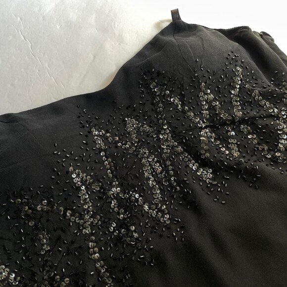 100% silk beaded/sequinned cami top - Picture 7 of 7